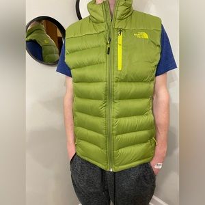 Down filled The North Face mens vest
